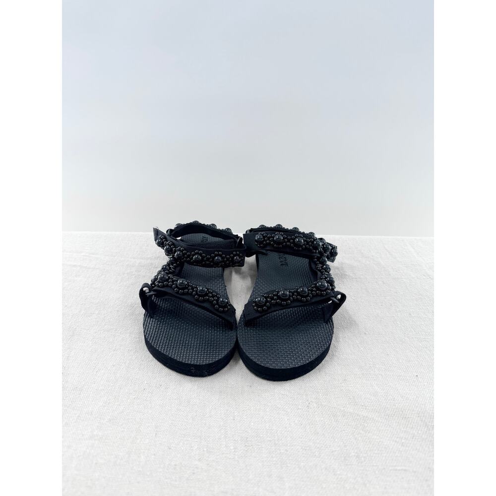 NWOT Arizona Love Trekky Bead-Embellished Hiking Sandals Black Women's EU 39 - Picture 4 of 8